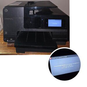HP Officejet Pro 8620 Color Inkjet Printer PARTS ONLY ***PRINTHEAD ERROR***